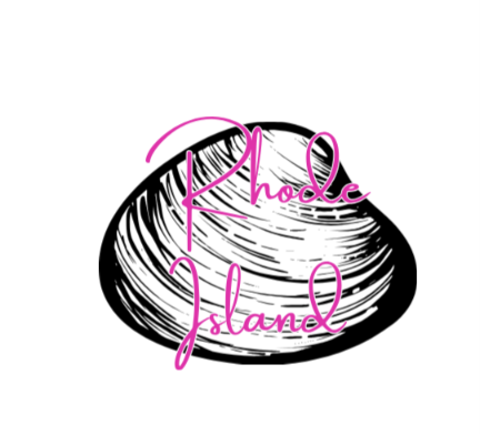 Rhode Island Quahog, littleneck, clam vinyl sticker